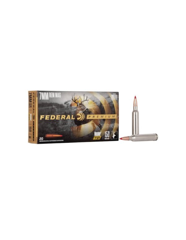 Balas Federal Nosler Ballistic Tip 7mm Rem Mag / 150 Grain